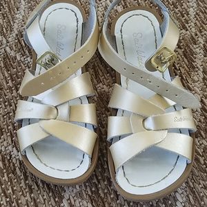 Gold Saltwater Sandal size 12